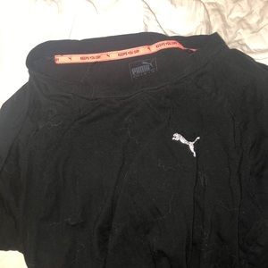 black puma tee